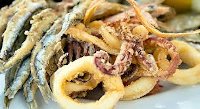 La frittura di paranza gamberi e calamari La frittura di paranza gamberi e calamari